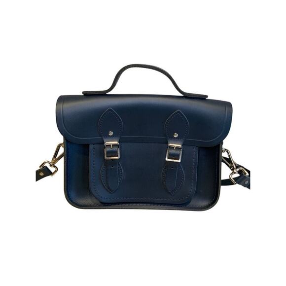 Cambridge Satchel Company 11 inch Batchel Navy - Picture 1 of 10